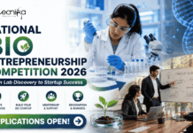 India’s Premier National Bio Entrepreneurship Competition 2026 | Applications Open! India’s Premier National Bio Entrepreneurship Competition 2026 Applications Open! (1)