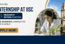 IISc Research Internship – Life Sciences Candidates Apply Before Deadline Apply for the IISc Research Internship 2026 at Bangalore: Life Sciences Candidates Gain Hands-On Research Experience.