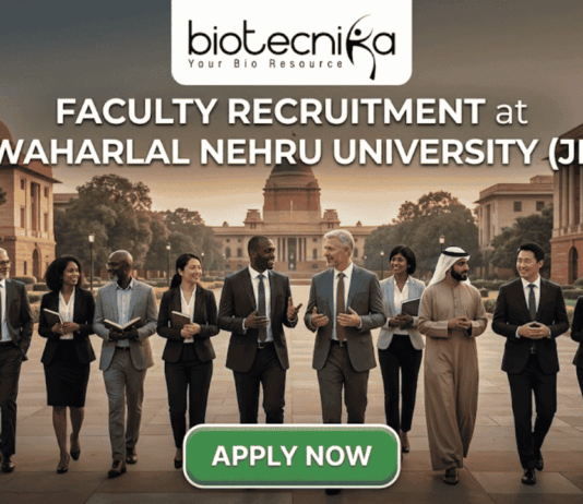 JNU Faculty Recruitment 2026 Professor, Associate Professor & Assistant Professor Openings JNU Faculty Recruitment 2026: Professor, Associate Professor & Assistant Professor Openings