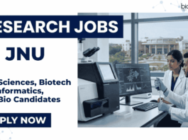 Apply for Project Associate through JNU Recruitment. Explore Research Jobs and Life Sciences Career opportunities in a DBT-funded project.