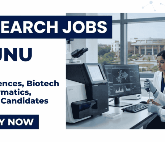 Apply for Project Associate through JNU Recruitment. Explore Research Jobs and Life Sciences Career opportunities in a DBT-funded project.