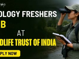 Zoology Freshers Job at Wildlife Trust of India | Apply Now