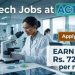 Biotech Jobs at ACTREC | Candidates Apply Now