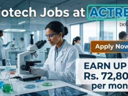 Upto Rs. 72,800/- per month ACTREC Careers 2026: Research Scientist Biotech Job Opportunity Biotech Jobs at ACTREC | Candidates Apply Now