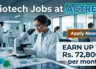 Upto Rs. 72,800/- per month ACTREC Careers 2026: Research Scientist Biotech Job Opportunity Biotech Jobs at ACTREC | Candidates Apply Now