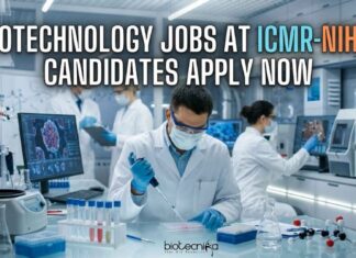 ICMR Careers 2026: Biotechnology Jobs at ICMR-NIHR- Earn ₹28,000 + HRA/Month Biotechnology Jobs at ICMR-NIHR | Candidates Apply Now