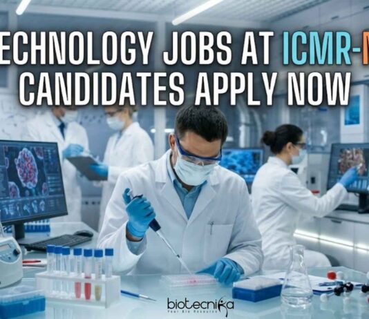 Biotechnology Jobs at ICMR-NIHR | Candidates Apply Now