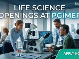 PGIMER Clinical Research Job 2026 – Life Science Openings | Apply Now! Life Science Openings at PGIMER | Candidates Apply Now
