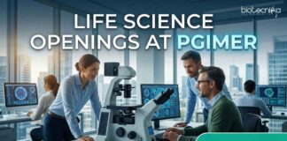 Life Science Openings at PGIMER | Candidates Apply Now