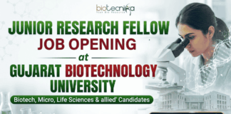 Junior Research Fellow Job at Gujarat Biotechnology University | Application Invited