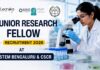 Apply for Junior Research Fellow Jobs at CSCR, inStem Bengaluru. Excellent Research Job opportunity in stem cell biology.