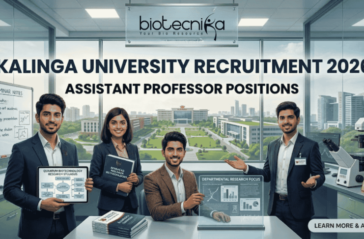 Kalinga University Assistant Professor Recruitment 2026 | Applications Invited Kalinga University Assistant Professor Job Recruitment 2026