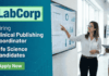 LabCorp is Hiring!! Apply Now for Life Sciences Jobs in Clinical Research Domain Apply for Labcorp Career 2026. Life Sciences Jobs in Bangalore for Science Graduates and Postgraduates. Clinical Publishing Coordinator role.