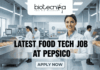 Latest Food Tech Job at PepsiCo | MSc Candidates Apply Online Apply for the latest Food Tech Job at PepsiCo as a Quality Executive in Patiala. MSc and BTech candidates apply now.