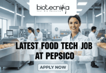 Latest Food Tech Job at PepsiCo | MSc Candidates Apply Online Apply for the latest Food Tech Job at PepsiCo as a Quality Executive in Patiala. MSc and BTech candidates apply now.