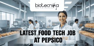 Latest Food Tech Job at PepsiCo | MSc Candidates Apply Online Apply for the latest Food Tech Job at PepsiCo as a Quality Executive in Patiala. MSc and BTech candidates apply now.