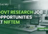 Latest Govt Research Job Opportunities for Life Science Job Aspirants at NIFTEM | Apply Online Here Latest Govt Research Job Opportunities for Life Science Job Aspirants at NIFTEM | Apply Online Here