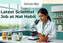 Latest Scientist Job at Nat Habit | Work on Protein Engineering & Enzymology Latest Scientist Job at Nat Habit Work on Protein Engineering & Enzymology