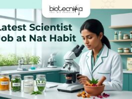 Latest Scientist Job at Nat Habit Work on Protein Engineering & Enzymology
