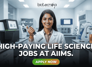 High-Paying Life Science Jobs at AIIMS – Earn Up to ₹42,000/Month Life Science Jobs at AIIMS Recruitment 2026 Apply Now. Apply for Life Science Jobs under AIIMS Recruitment 2026. DBT-funded microbiome research project at AIIMS New Delhi.