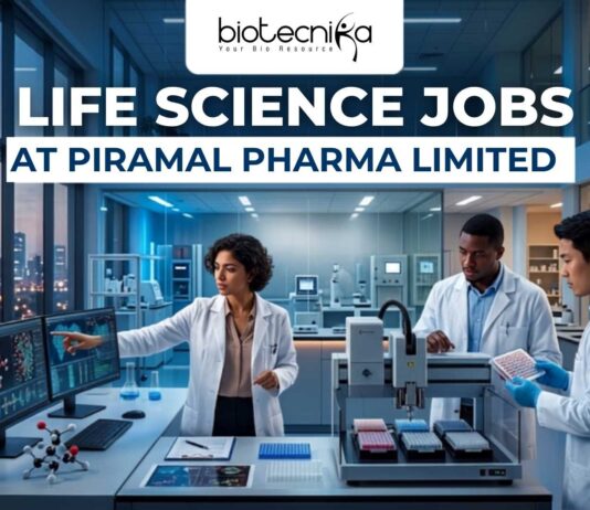 Life Science Jobs at Piramal Pharma Limited - Apply Online Here!