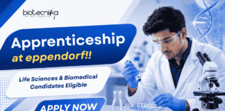 Apply for Life Sciences Apprenticeship at Eppendorf in Bengaluru - Freshers Jobs Available for Life Sciences & Biomedical Career Aspirants.