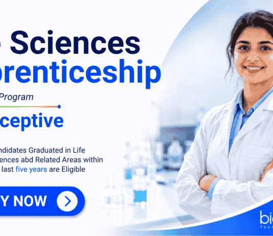 Apply for Life Sciences Apprenticeship at Perceptive: Freshers Jobs for Life Sciences Career Aspirants in Hyderabad.