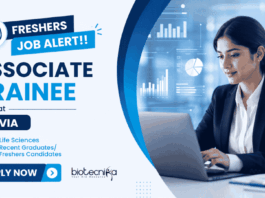 Apply for Life Sciences Freshers Jobs at IQVIA and Start your Career journey with Associate Trainee Role in CDM.