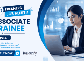 Life Sciences Freshers Jobs at IQVIA | Apply Online Now Apply for Life Sciences Freshers Jobs at IQVIA and Start your Career journey with Associate Trainee Role in CDM.