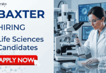 Regulatory Affairs Jobs at Baxter – Life Sciences Eligible Apply for Regulatory Affairs Jobs at Baxter - Life Sciences Career Aspirants Explore this Specialist RA vacancy in Ahmedabad.