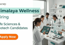 Life Sciences Jobs at Himalaya Wellness – Apply Online Now Apply for Biotech & Life Sciences Jobs through this Vacancy for Regulatory Affairs Executive at Himalaya in Bangalore.