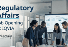 Regulatory Affairs Jobs at IQVIA | Life Sciences Candidates Eligible Apply for IQVIA Analyst Role in Bengaluru and Explore Life Sciences Jobs in Regulatory Affairs Domain & Build your Career.