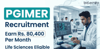 Apply for Research Associate at PGIMER Chandigarh. Explore Research Jobs and build a Career in Life Sciences through PGIMER Recruitment.