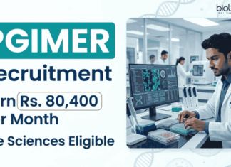 Rs. 80,400 Pay Per Month Research Jobs at PGIMER – Apply Now Apply for Research Associate at PGIMER Chandigarh. Explore Research Jobs and build a Career in Life Sciences through PGIMER Recruitment.