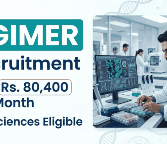 Apply for Research Associate at PGIMER Chandigarh. Explore Research Jobs and build a Career in Life Sciences through PGIMER Recruitment.