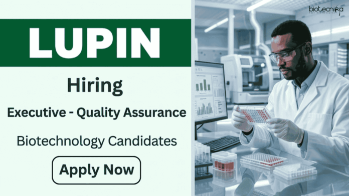 Lupin (3) QA jobs under Lupin Career - Apply for Biotechnology Jobs at Lupin. Executive Quality Assurance Role Open in Pune.