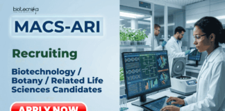 Govt Recruitment: Young Professionals Jobs at MACS ARI – Apply Now Govt Jobs: MACS ARI Recruitment Invites applications for Young Professional-I posts. Apply Now for Life Sciences Career Opportunities.