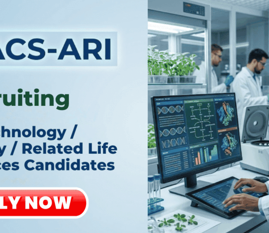 Govt Jobs: MACS ARI Recruitment Invites applications for Young Professional-I posts. Apply Now for Life Sciences Career Opportunities.