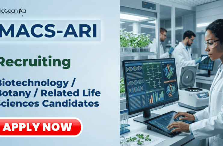 Govt Recruitment: Young Professionals Jobs at MACS ARI – Apply Now Govt Jobs: MACS ARI Recruitment Invites applications for Young Professional-I posts. Apply Now for Life Sciences Career Opportunities.