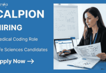 Medical Coding Jobs at Calpion | Life Sciences Eligible Apply for Medical Coding Jobs at Calpion and build a Rewarding Career with this Opportunity Designed for Life Sciences Jobs Seekers.