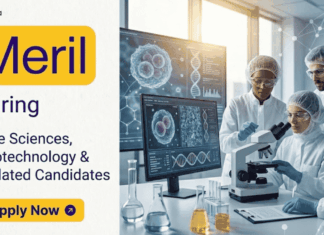Meril is Hiring – Apply Now for Life Sciences Jobs Apply through Meril Careers for Associate Research Scientist positions in Vapi, Explore Life Sciences Jobs Today.