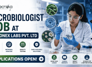 Microbiologist Job at Caponex Labs Pvt. Ltd. – M.Sc & B.Sc Candidates Can Apply Now! Microbiologist Job at Caponex Labs Pvt. Ltd. – M.Sc & B.Sc Candidates Can Apply Now!