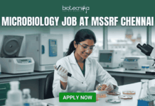 Microbiology Job Alert 2026: Don’t Miss This Job Opportunity at MSSRF in Chennai Microbiology Job Alert 2026: Don’t Miss This Job Opportunity at MSSRF in Chennai