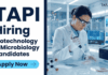 TAPI Careers: Apply for Quality Control Technician Role. Explore QC Jobs in Microbiology and Biotechnology.