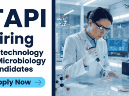 TAPI Careers: Apply for Quality Control Technician Role. Explore QC Jobs in Microbiology and Biotechnology.