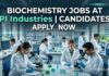 Research Scientist Opportunity at PI Industries: Advance Your Career in Biochemistry Biochemistry Jobs at PI Industries | Candidates Apply Now