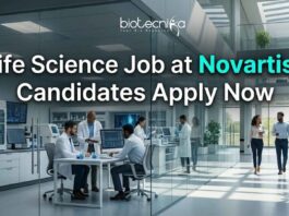 Life Science Job at Novartis | Candidates Apply Now