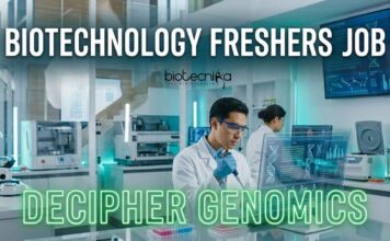 Biotechnology Freshers Job at Decipher Genomics | Scientific Operations Executive Role Biotechnology Freshers Job at Decipher Genomics | Apply Now