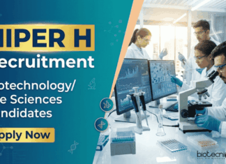 Earn Rs. 72,800/- Per Month Research Job at NIPER – Apply Now NIPER Recruitment 2026 for Project Research Scientist-I. Research Jobs offering excellent opportunities for a Life Sciences Career.