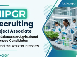 Govt Project Associate Jobs at NIPGR – Attend the Walk-In Interview NIPGR Recruitment: Explore Project Associate Job in Plant Biotechnology and Agricultural Research with salary plus HRA.
